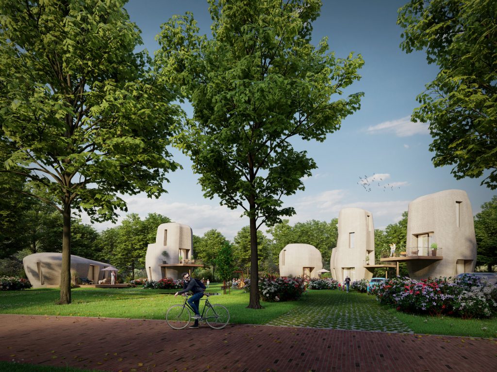 Casa-3D1 Estas casas impressas em 3D em Eindhoven procuram inquilinos