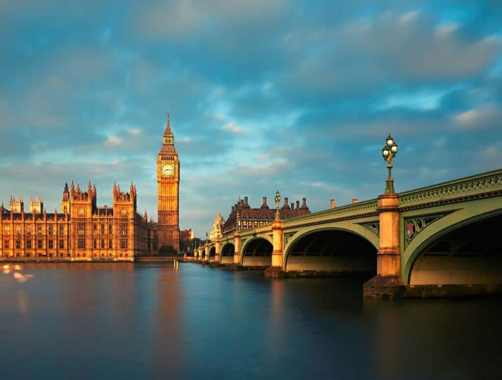 Palácio de Westminster, em Londres