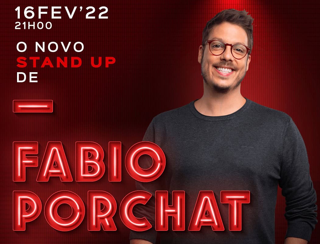 Fabio Porchat a solo no Palácio de Congressos do Algarve a 16 de fevereiro