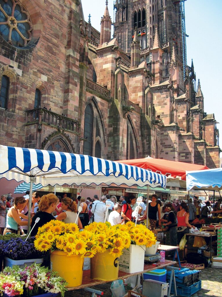 Muenstermarkt@FWTM_Schoenen-766x1024 Freiburg e Floresta Negra: A escapadela ideal para os amantes de natureza, gastronomia e história