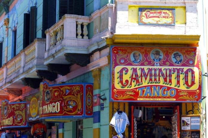 El Caminito, Buenos Aires, na Argentina