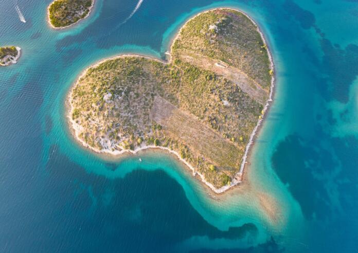 A ilha de Galešnjak, na Croácia, A ilha de Galešnjak, na Croácia