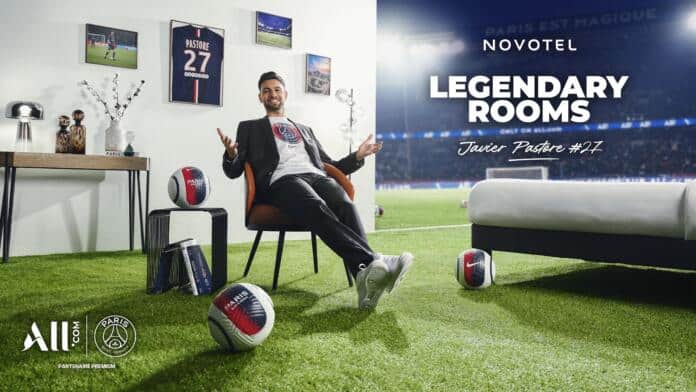 Saiba como dormir num quarto inspirado no Paris Saint-Germain