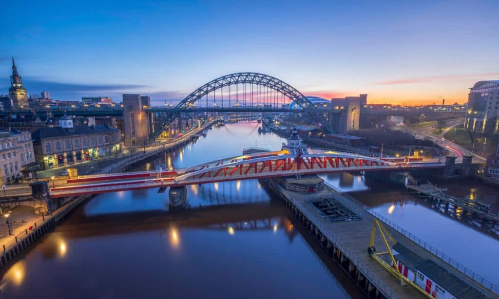 Newcastle, Inglaterra, no Reino Unido