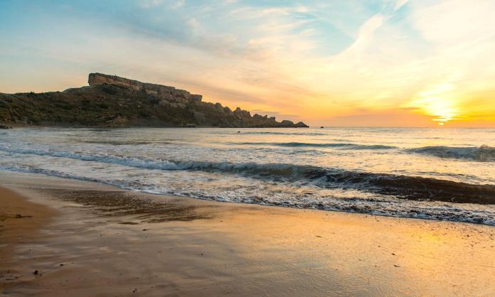 Pôr do sol em Malta