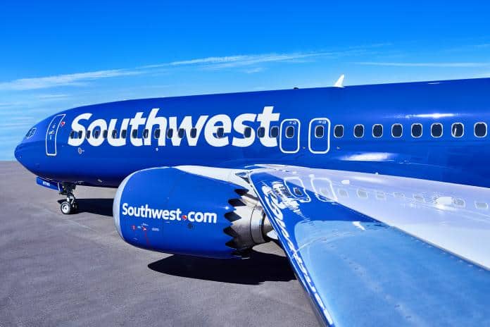 Boeing 737 MAX-8 da Southwest / créditos: Ashlee D. Smith