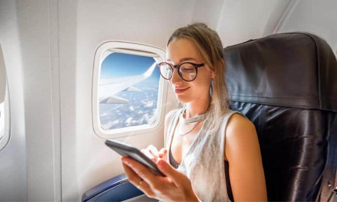 Air France disponibiliza Wi-Fi gratuito a bordo.