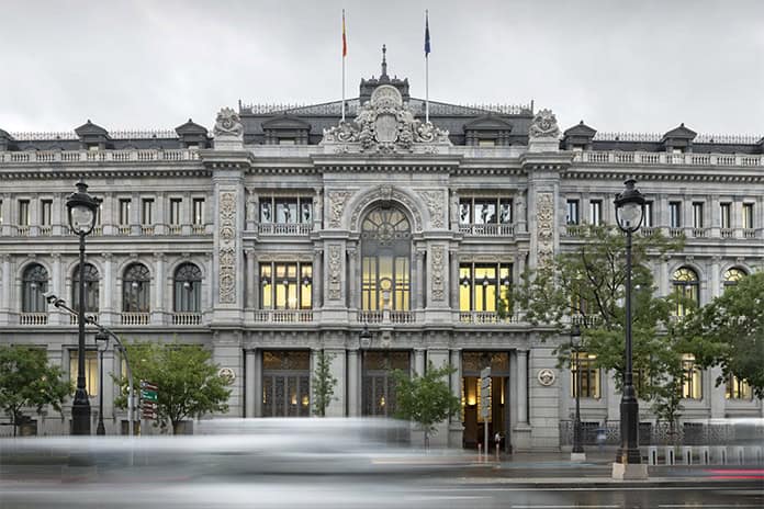 Banco de Espanha O Banco de Espanha, em Madrid, vai ter visitas guiadas totalmente gratuitas. Foto: Banco de Espanha