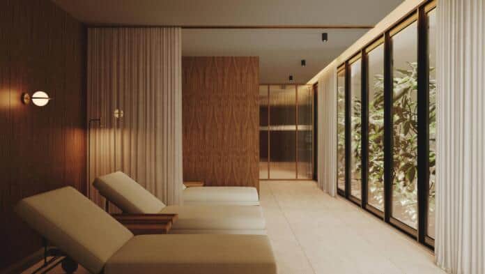 Grand Hotel Açores Atlântico, em Ponta Delgada, prepara-se para criar um novo spa. Créditos: Arq. Rodrigo Sequeira Dias