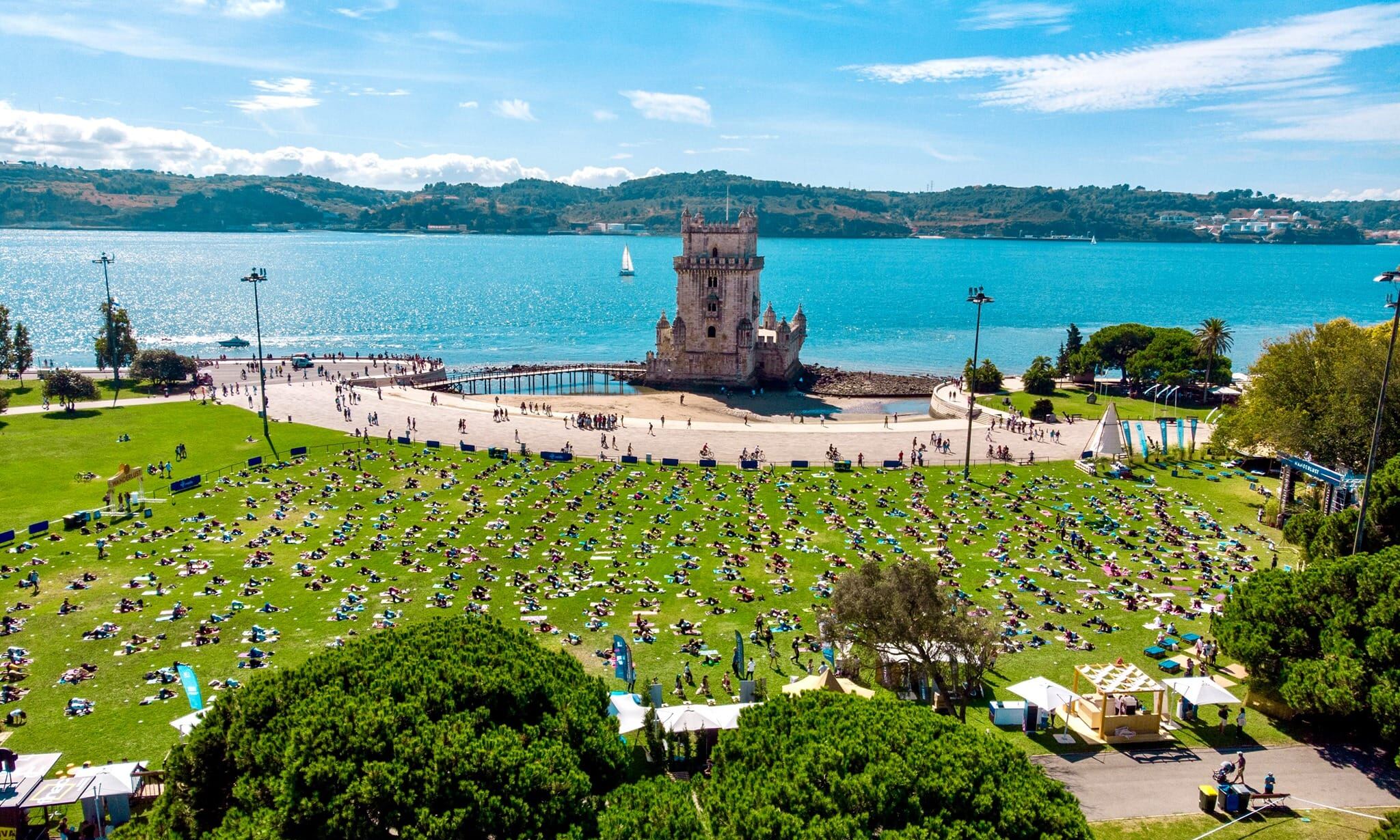 Dançar, fazer yoga e receber massagens grátis. Este festival de bem-estar regressa a Belém